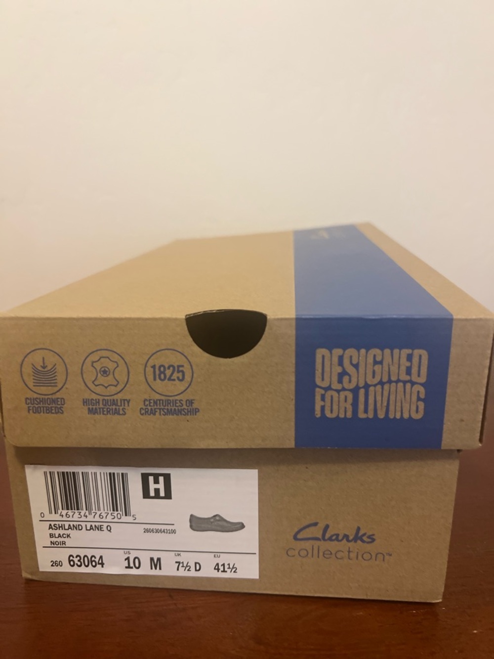 Clarks Women’s Black Slip-On Casual Shoes - Picture 4 of 4